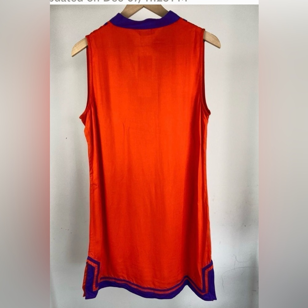 Escapada Living Orange and Purple Sleeveless Sheath Dress - Picture 3 of 3